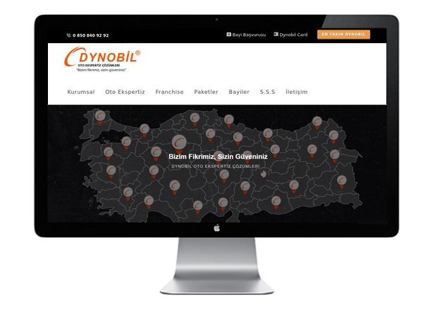 Dynobil Oto Ekspertiz 200 Şube web sitesi